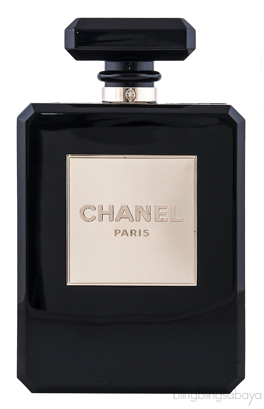Black Plexiglass Perfume Bottle Bag