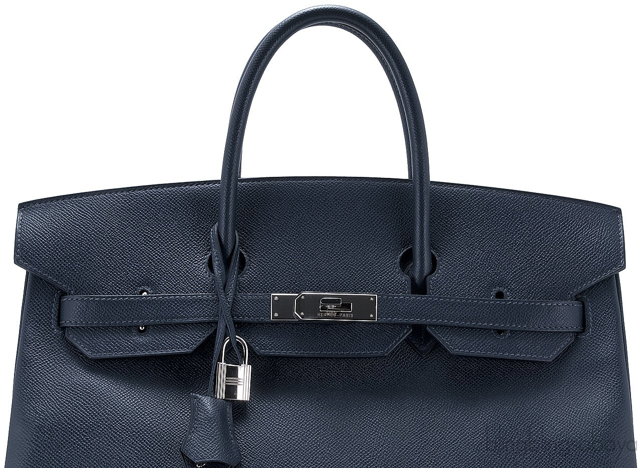 Birkin 36 HAC Blue Indigo Epsom