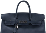 Birkin 36 HAC Blue Indigo Epsom