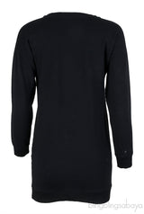 Heels Print Black Sweatshirt
