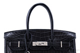 Birkin 30 Black Matte Nilo Croco