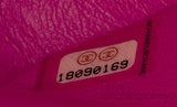 Fuchsia Pink Caviar Maxi Flap Bag