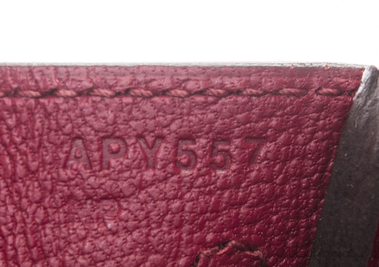 Birkin 25 Rouge Grenat GHW
