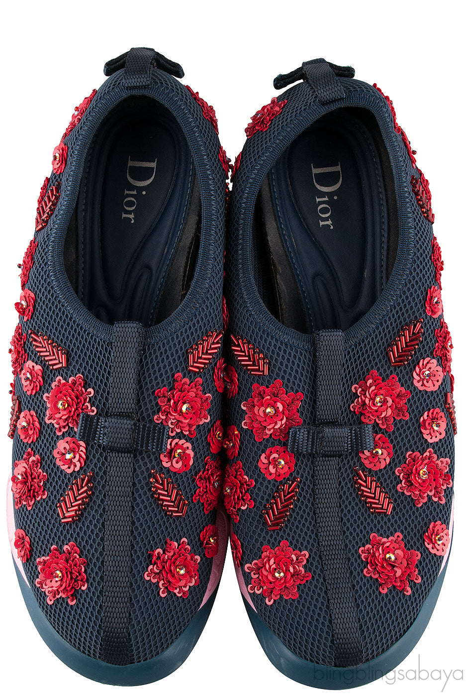 Navy  Blue Dior Fushion Sneakers