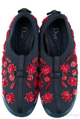 Navy  Blue Dior Fushion Sneakers