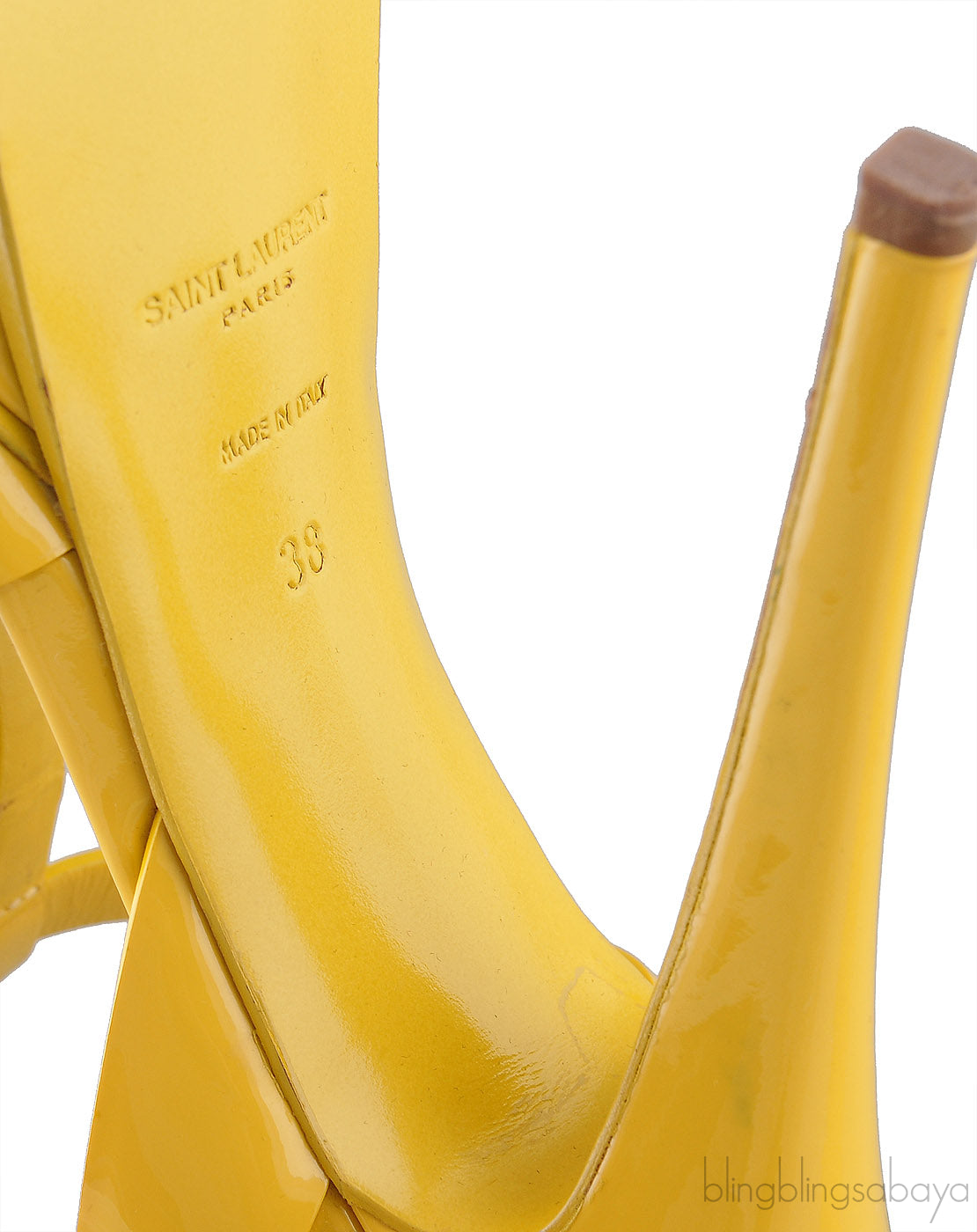 Patent Yellow Leather Tribute