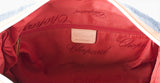 Chopard Blue Denim Distressed Logo Shoulder Bag