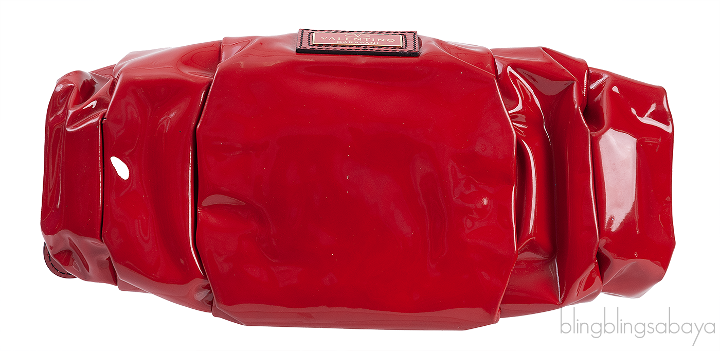 Valentino Garavani Red Patent Top Handle Bag