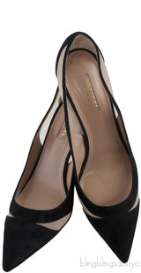 Savoy 105mm Mesh Cut-out Pumps