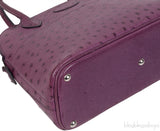 Bolide 27 Purple Ostrich Bag PHW