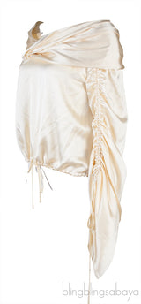 Pale Yellow Off-shoulder Blouse