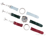 Five Time Zones MOP Diamond Watch