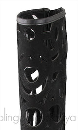 Gabo Laser-cut Suede Knee Boots