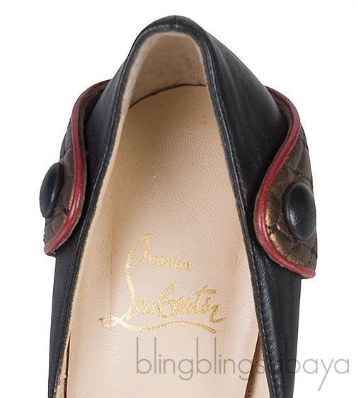 Black & Red Huguetta Heels