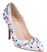 Pigalle Multicolor Spiked Leather Pump