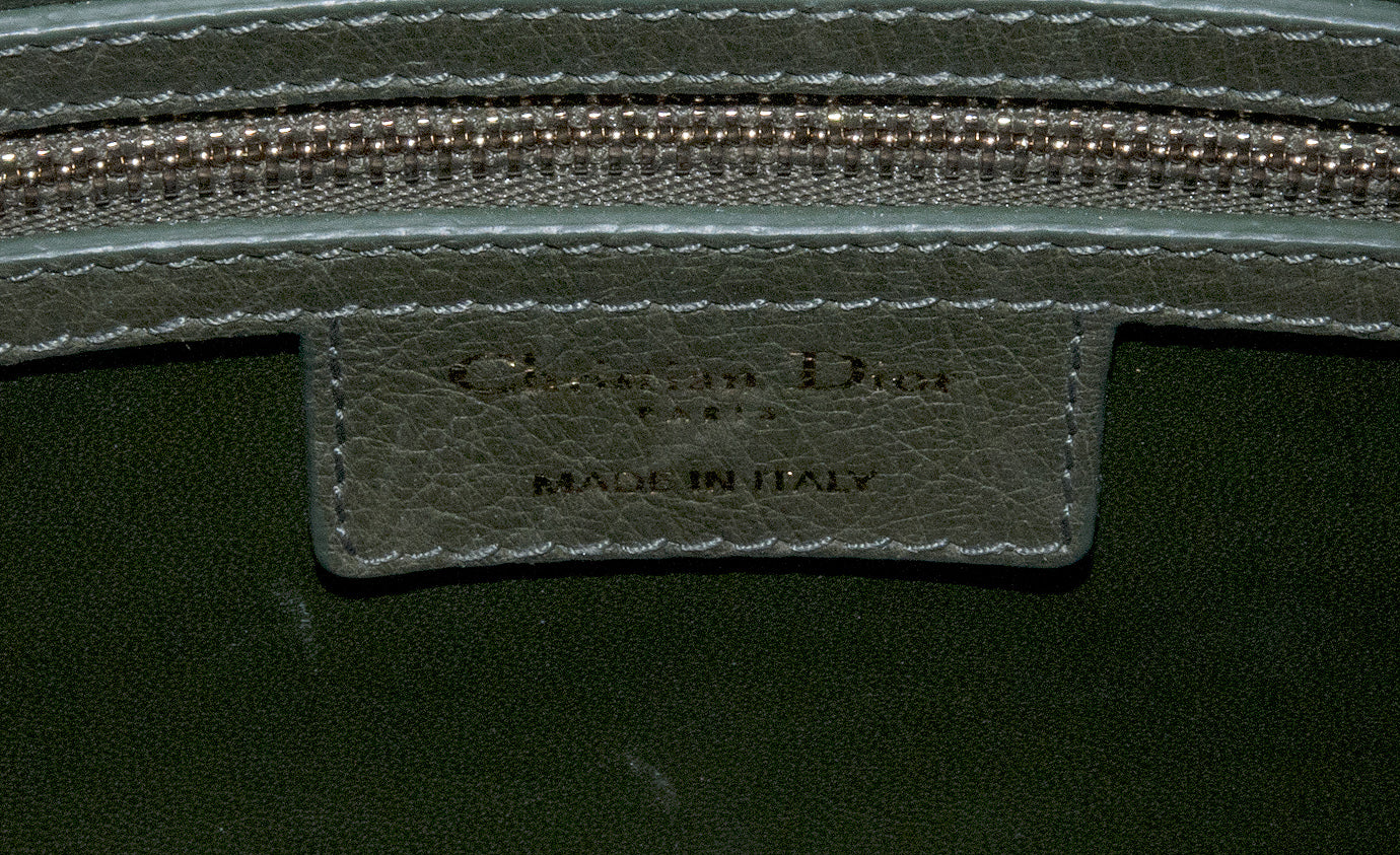 Lady Dior Olive Green Ostrich