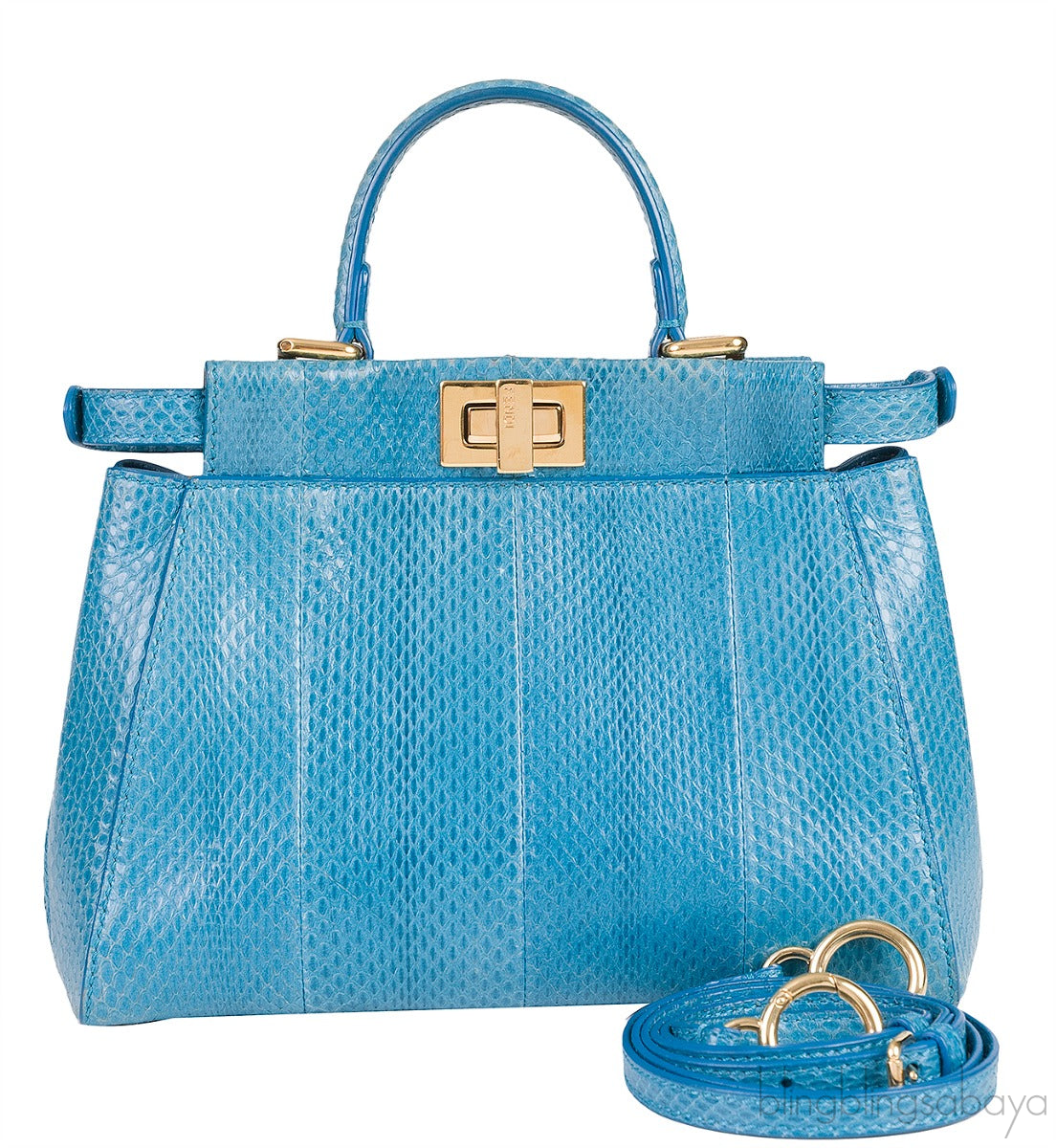 Blue Python Mini Peekaboo