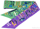 Bi-color Printed Twilly