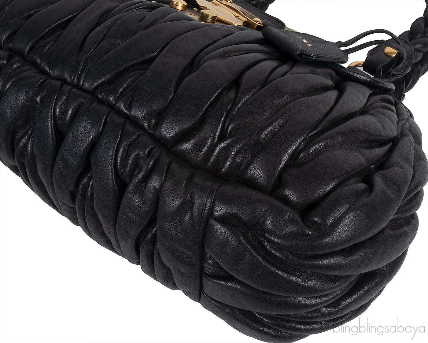 Matelasse Nappa Leather Shoulder Bag
