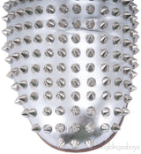 Dandelion Spike Silver Patent Men Loafer
