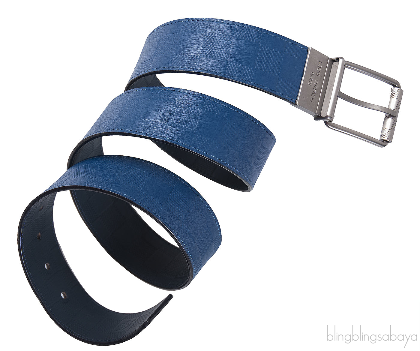 Blue Damier 40 MM Reversible Belt