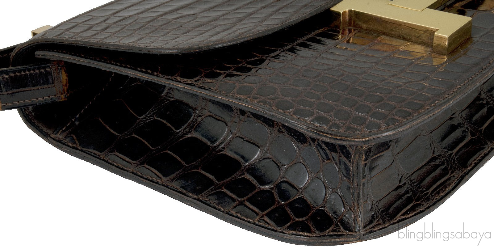 Vintage Constance Brown Crocodile