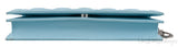 Light Blue Quilted Cannage Clutch