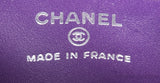 Chanel Purple Crocodile Phone Chain Pouch