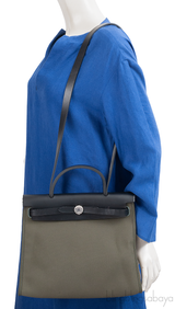 Hermes Herbag Zip PM Olive Green