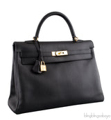 Kelly 35 Black Epsom Retourne