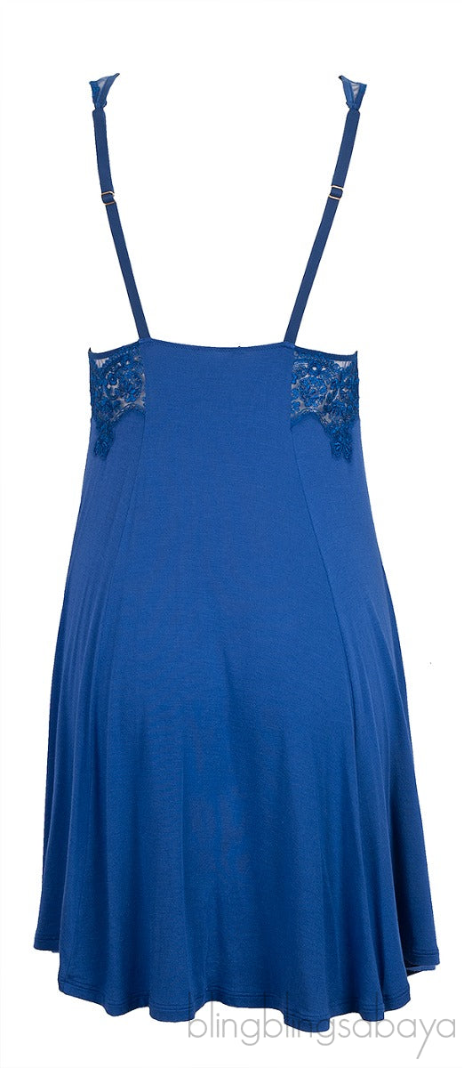 Blue V-neck Camisole Top