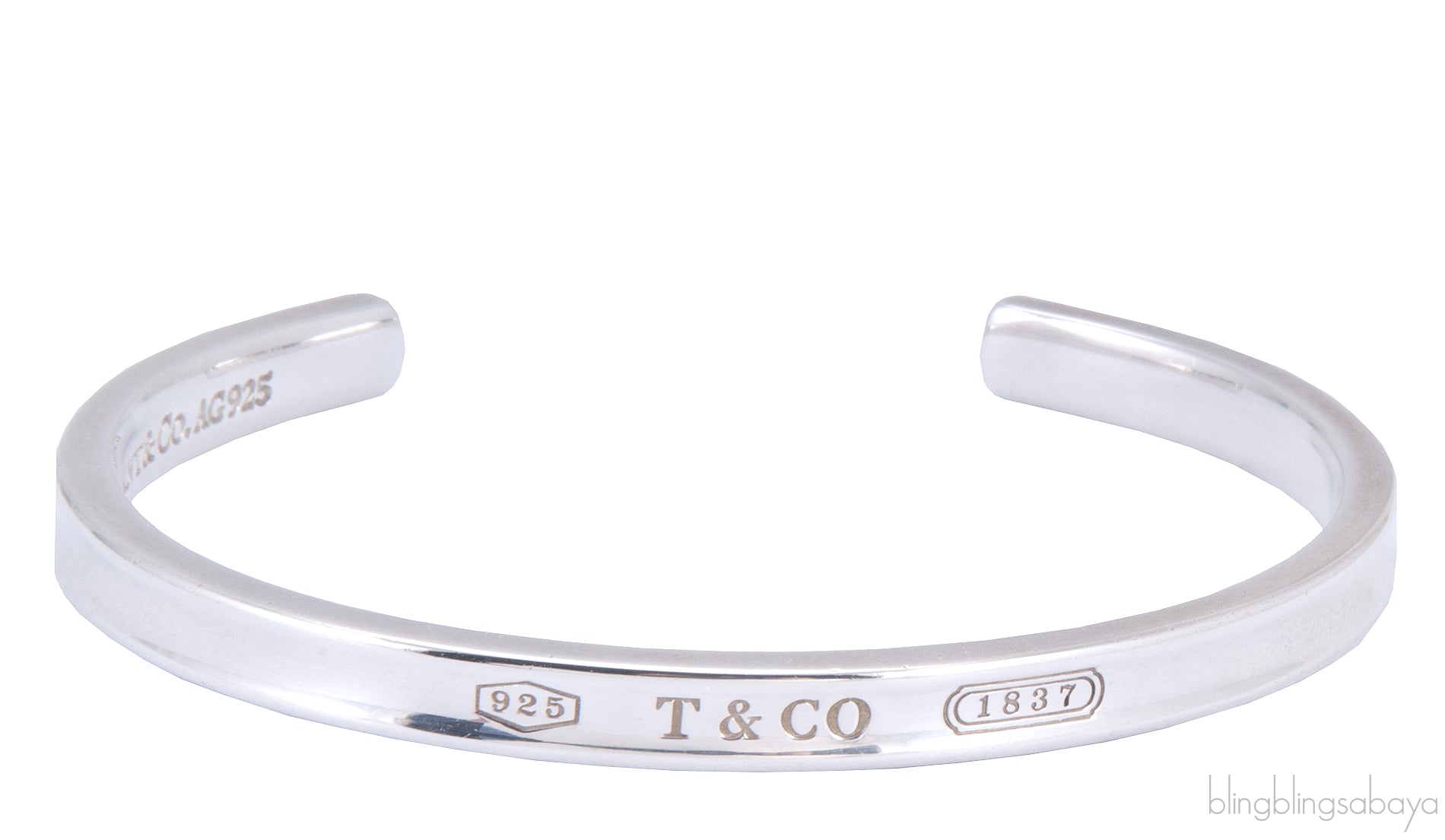 Narrow Silver Bangle