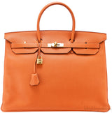 Birkin 40 Orange Togo GHW