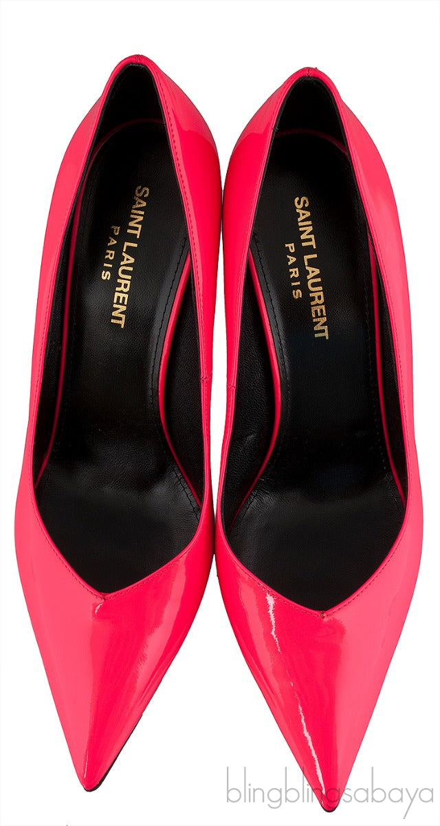 Neon Pink Pointed Toe Heels