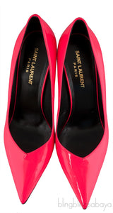 Neon Pink Pointed Toe Heels