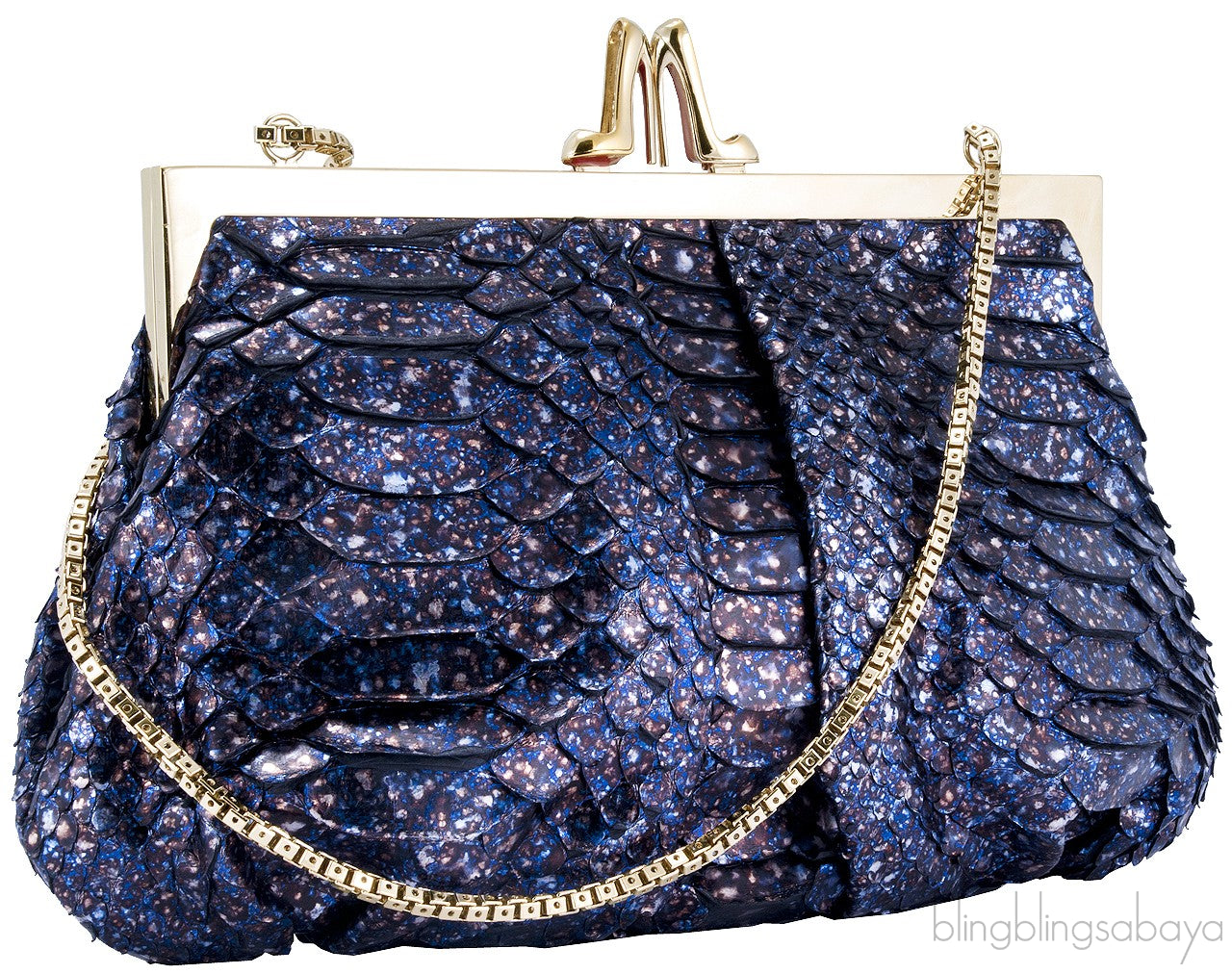 Python Loubi Clutch Bag