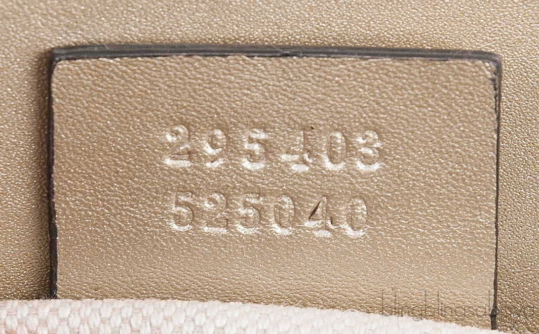 Emily Light Gold Guccissima Shoulder Bag