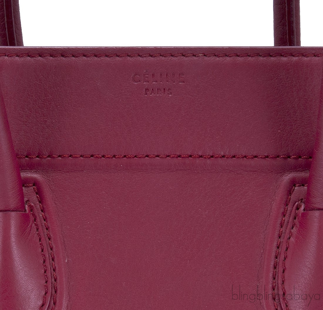 Phantom Burgundy Handbag