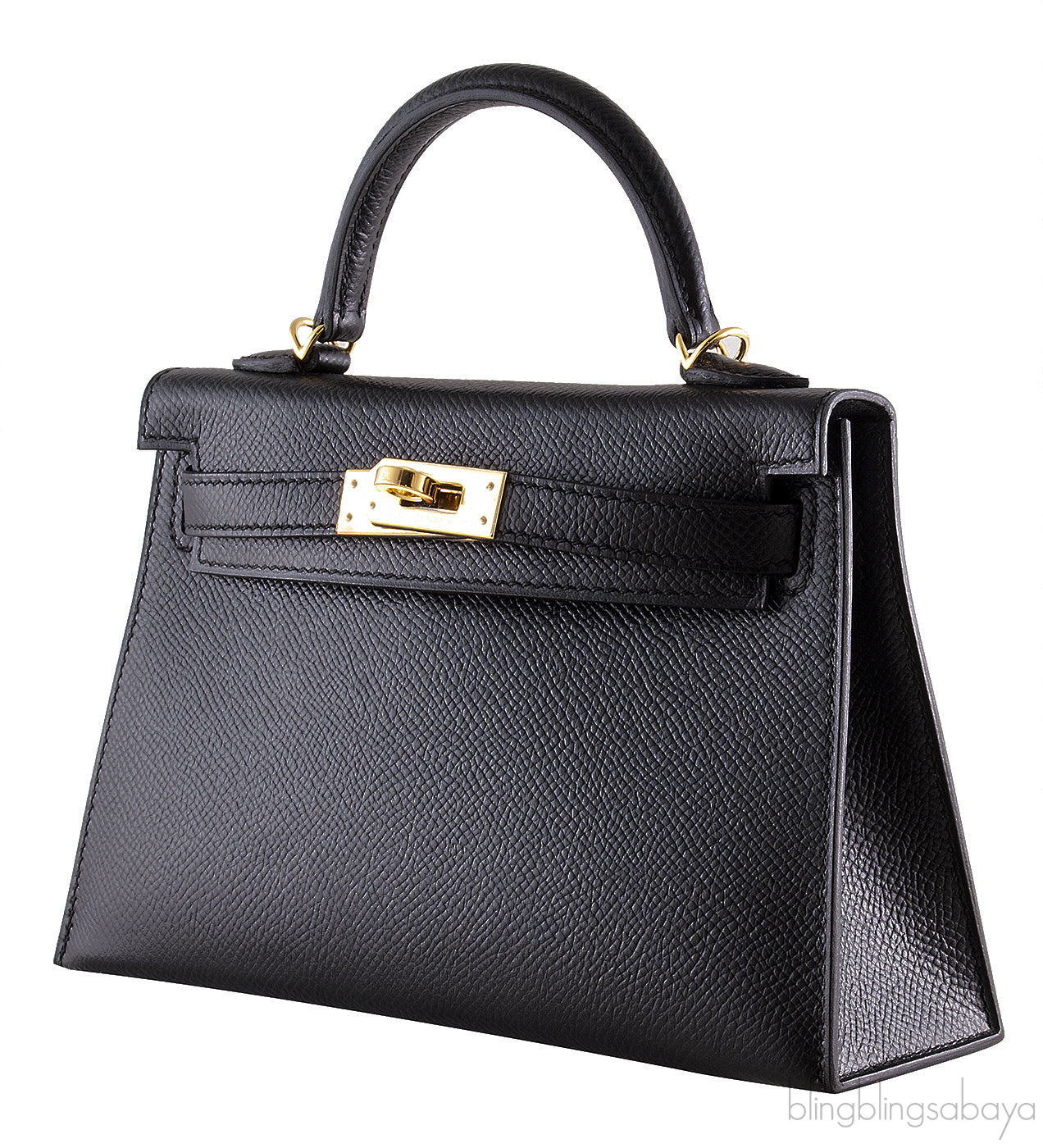 Kelly 20 Black Epsom Sellier GHW