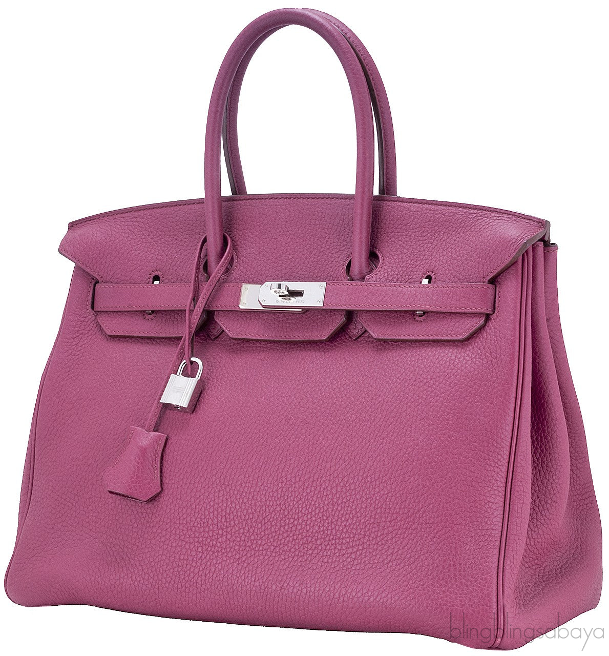 Birkin 35 Bois de Rose Taurillon Clem