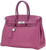 Birkin 35 Bois de Rose Taurillon Clem