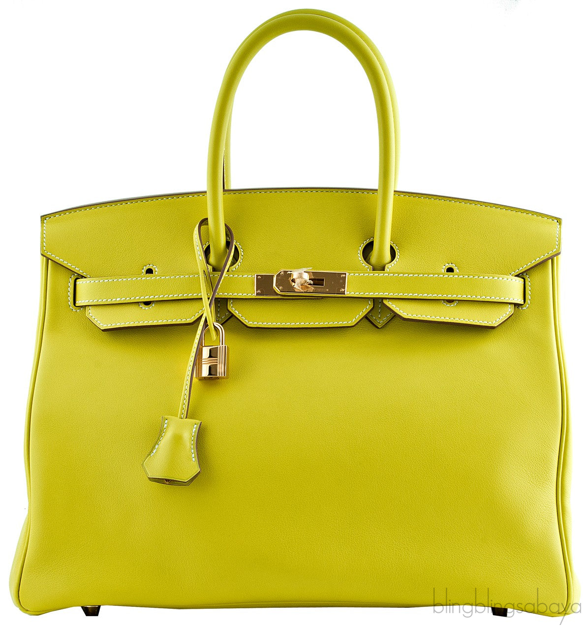 Birkin 35 Lime Swift