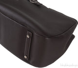 Loro Piana Charcoal Grey Top Handle Bag