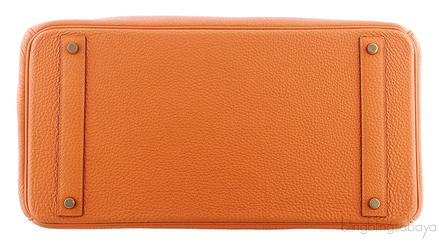 Birkin 40 Orange Togo  GHW