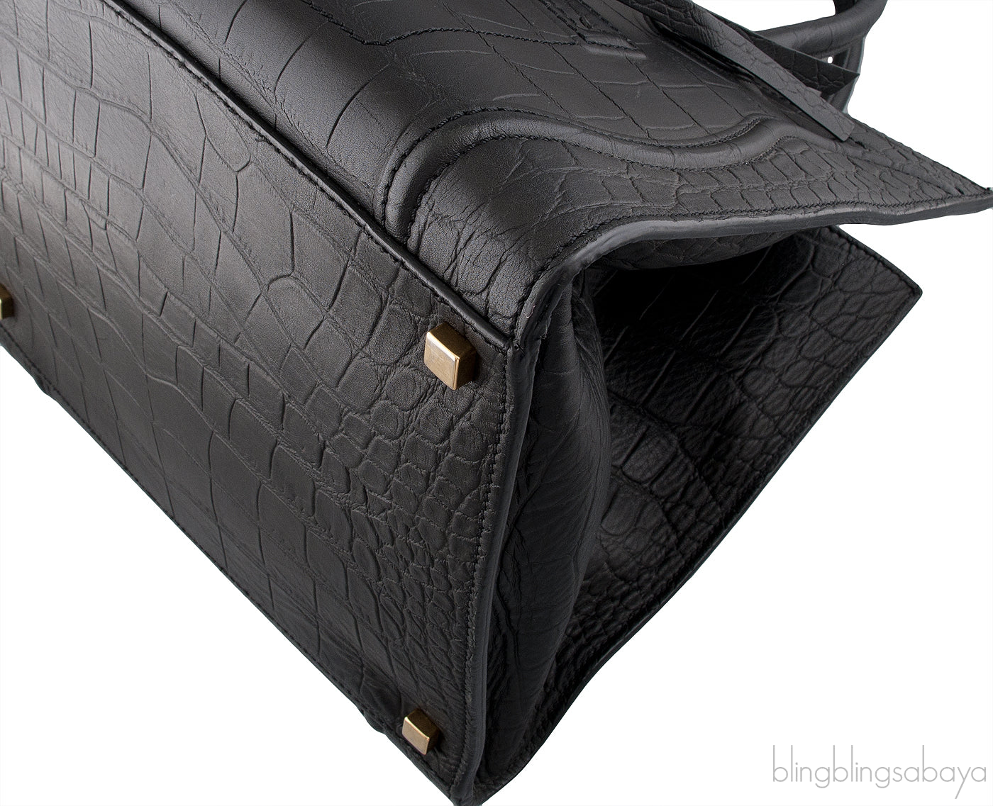 Phantom Black Croco Print