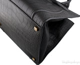 Phantom Black Croco Print