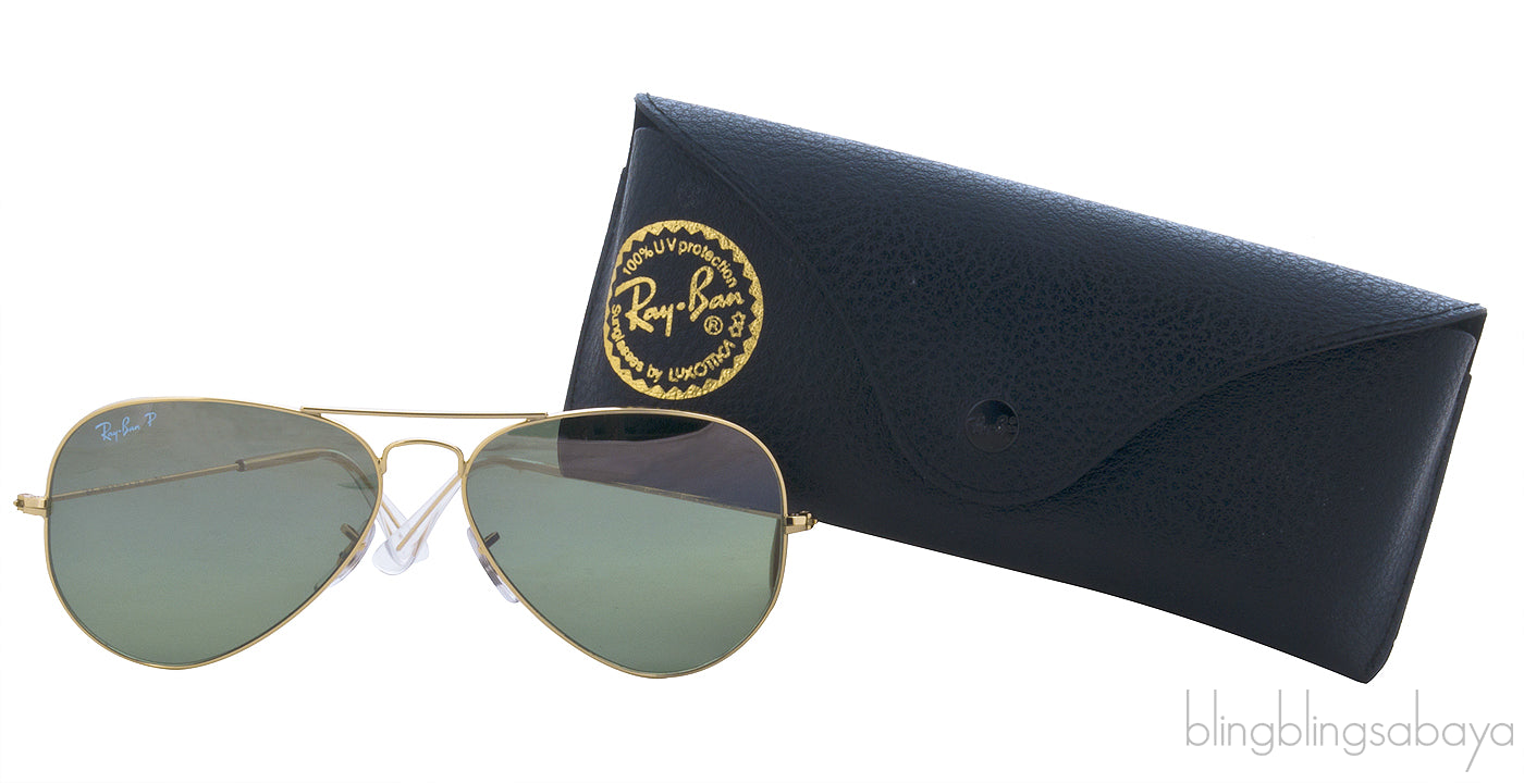 RB3025 Aviator Metal Sunglasses