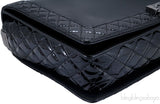Black Patent XL Le Boy Shoulder Bag