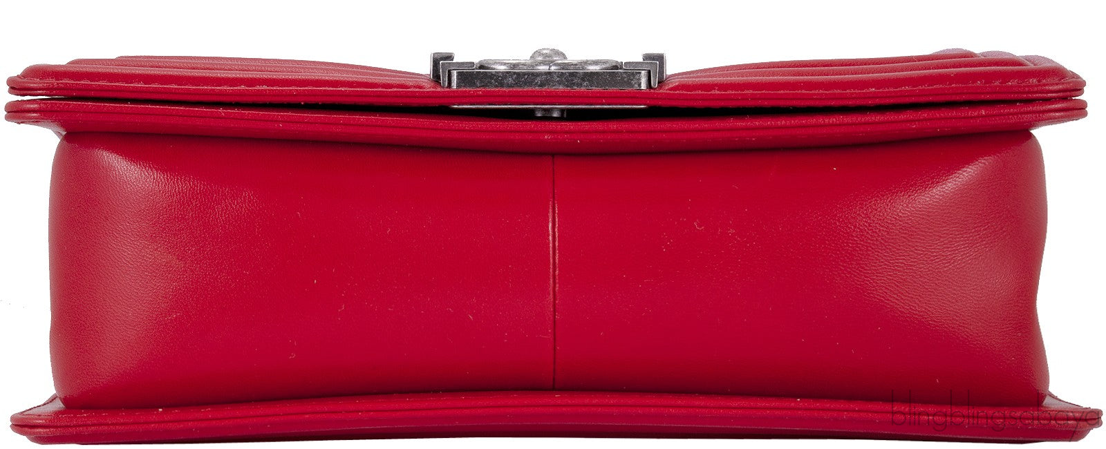 Medium Red Quilted Le Boy