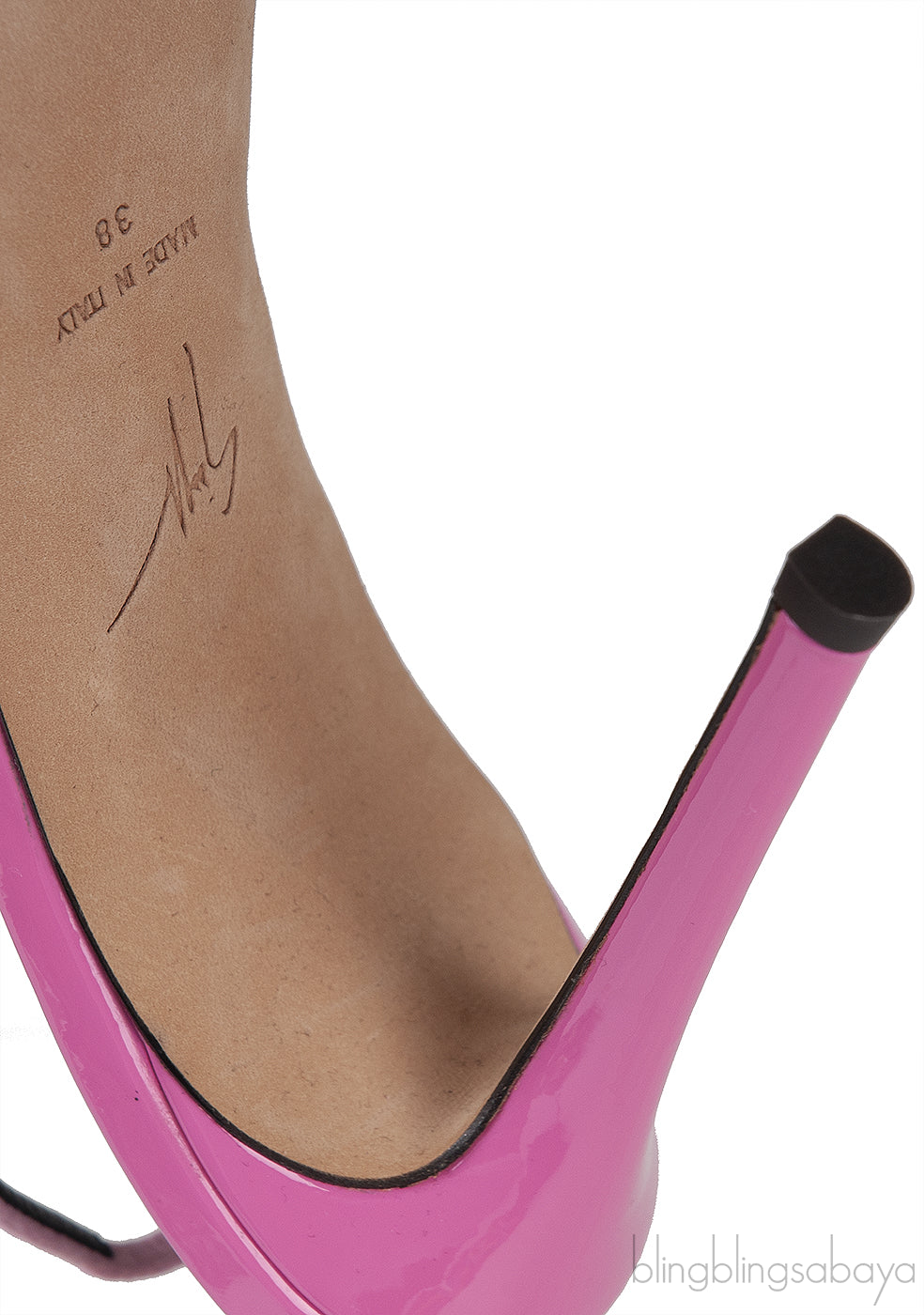 Pink Henriette Strass 85mm Pumps